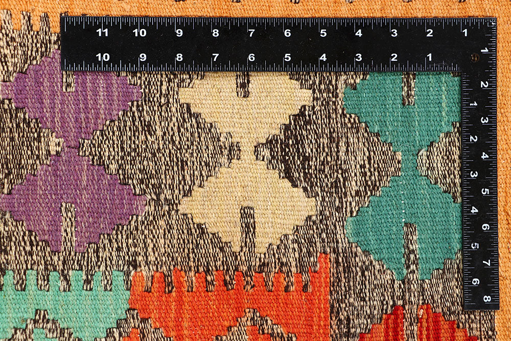 Multi Colored Kilim 5' 7 x 7' 10 - No. 66831 - ALRUG Rug Store