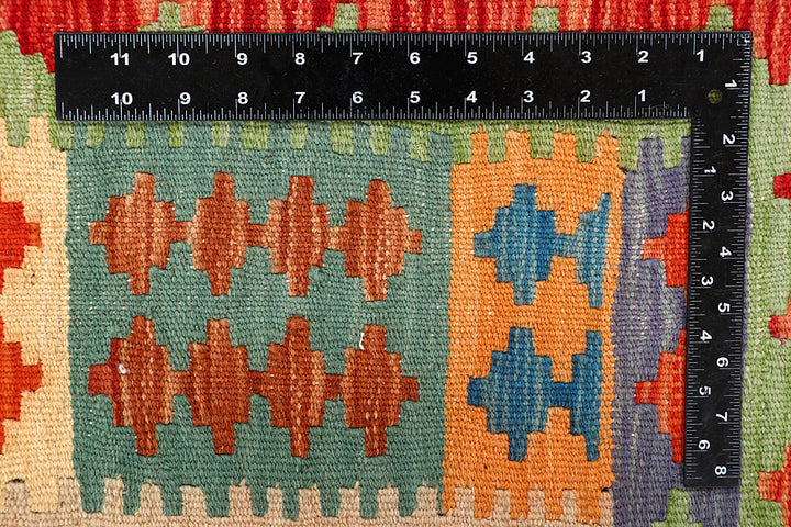 Multi Colored Kilim 5' 9 x 8' 2 - No. 66832 - ALRUG Rug Store