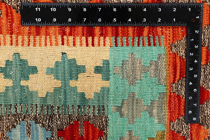 Multi Colored Kilim 5' 6 x 8' - No. 66833 - ALRUG Rug Store