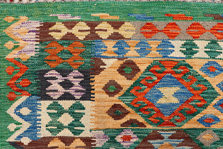 Multi Colored Kilim 5' 9 x 8' 2 - No. 66834 - ALRUG Rug Store