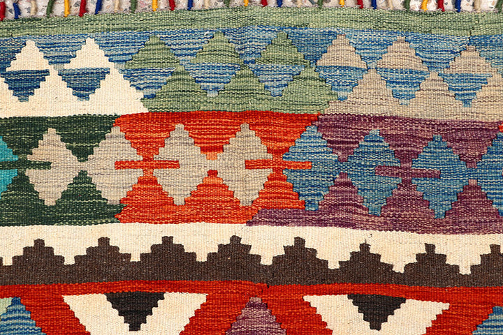 Multi Colored Kilim 5' 5 x 8' 1 - No. 66835 - ALRUG Rug Store