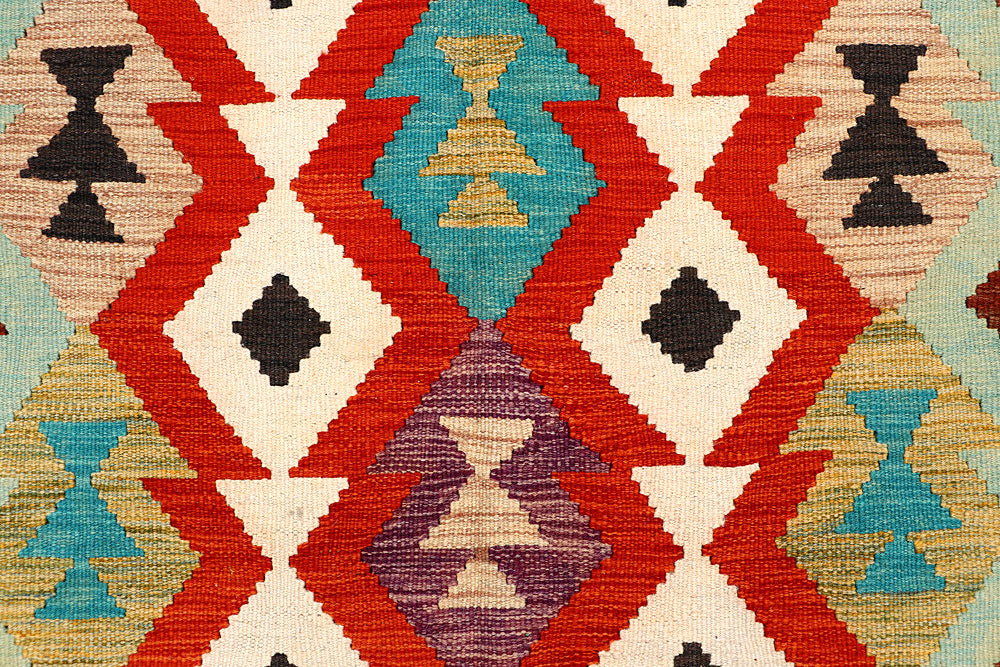 Multi Colored Kilim 5' 5 x 8' 1 - No. 66835 - ALRUG Rug Store