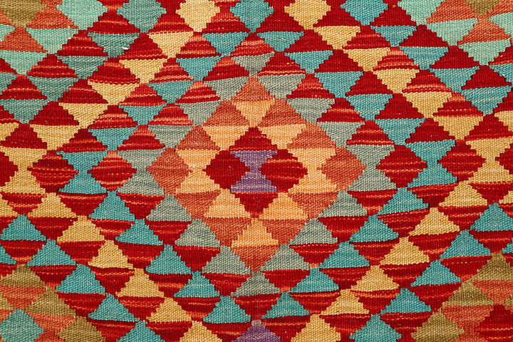 Multi Colored Kilim 5' 3 x 7' 10 - No. 66836 - ALRUG Rug Store