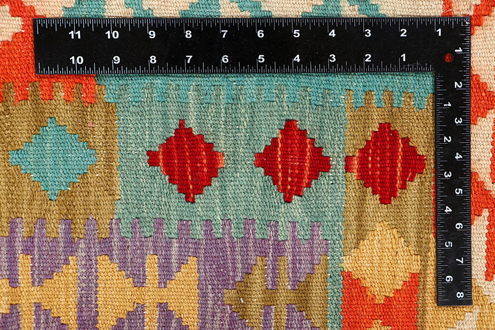 Multi Colored Kilim 5' 3 x 7' 10 - No. 66836 - ALRUG Rug Store