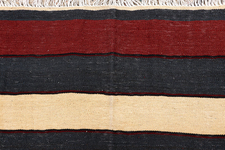 Multi Colored Kilim 4' 10 x 8' 2 - No. 66838 - ALRUG Rug Store