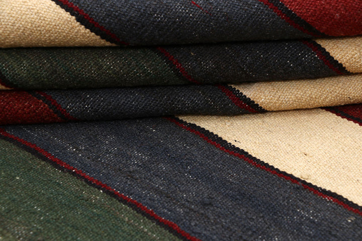 Multi Colored Kilim 4' 10 x 8' 2 - No. 66838 - ALRUG Rug Store