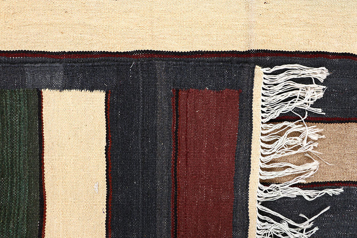 Multi Colored Kilim 4' 10 x 8' 2 - No. 66838 - ALRUG Rug Store