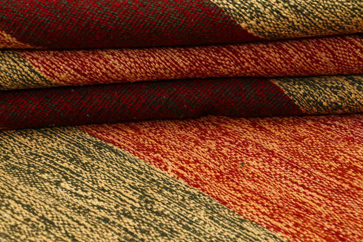 Multi Colored Kilim 4' 9 x 8' - No. 66839 - ALRUG Rug Store