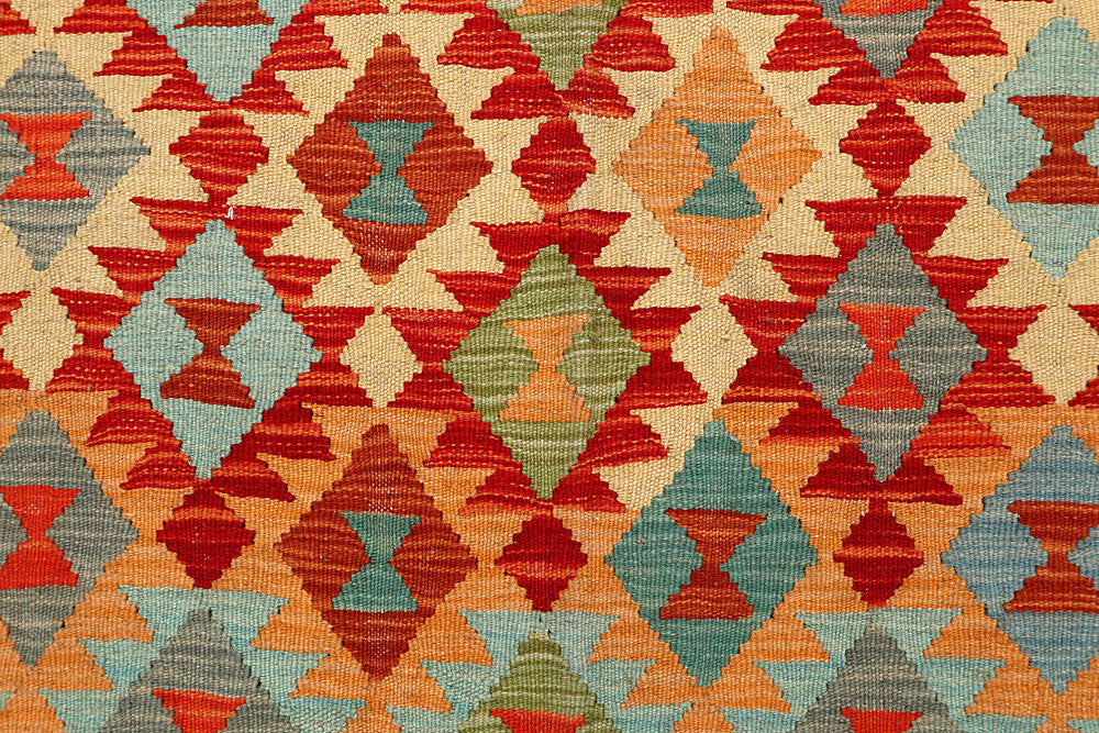 Multi Colored Kilim 5' 10 x 8' - No. 66841 - ALRUG Rug Store