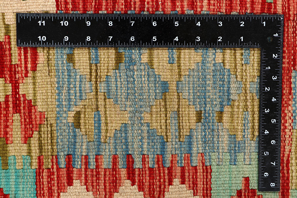 Multi Colored Kilim 5' 6 x 7' 9 - No. 66842 - ALRUG Rug Store