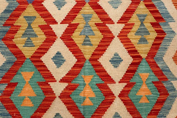 Multi Colored Kilim 5' 8 x 7' 10 - No. 66843 - ALRUG Rug Store