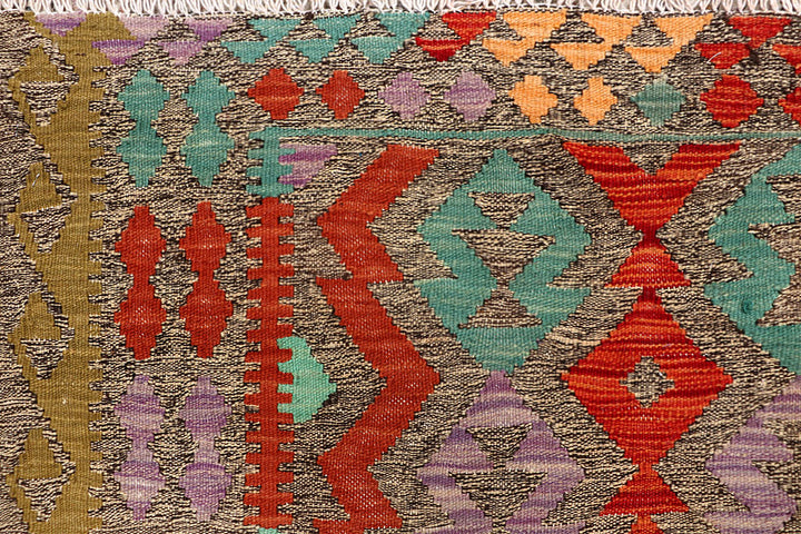 Multi Colored Kilim 5' 10 x 8' 1 - No. 66844 - ALRUG Rug Store