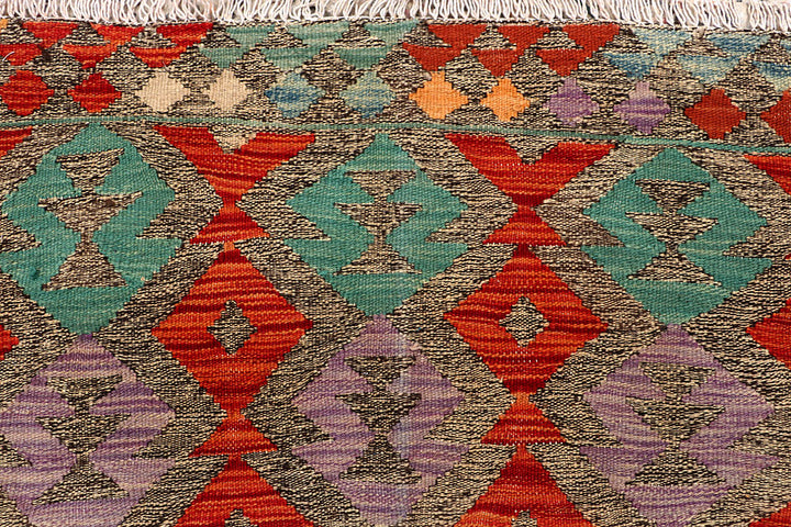 Multi Colored Kilim 5' 10 x 8' 1 - No. 66844 - ALRUG Rug Store