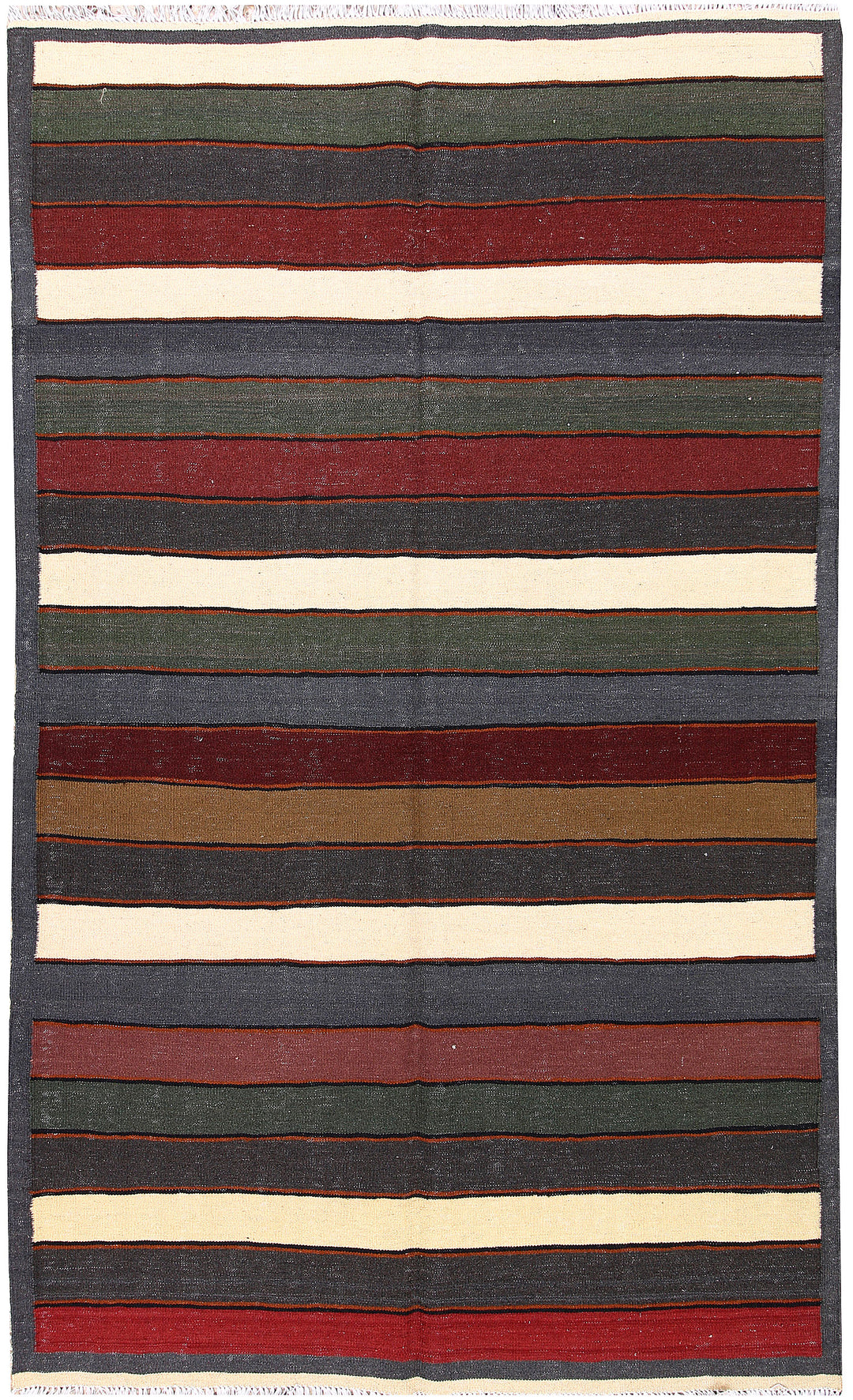 Multi Colored Kilim 4' 10 x 8' 1 - No. 66845 - ALRUG Rug Store