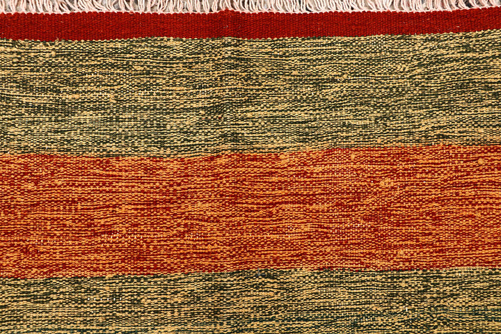 Multi Colored Kilim 4' 8 x 8' - No. 66846 - ALRUG Rug Store
