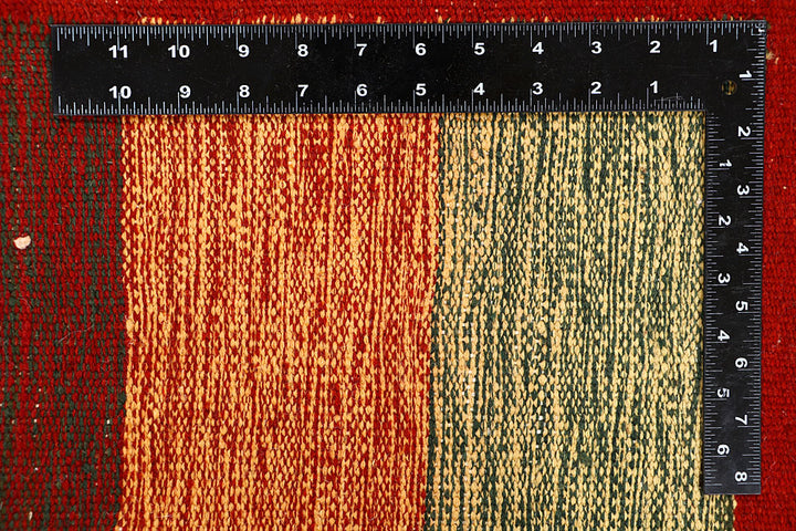 Multi Colored Kilim 4' 8 x 8' - No. 66846 - ALRUG Rug Store