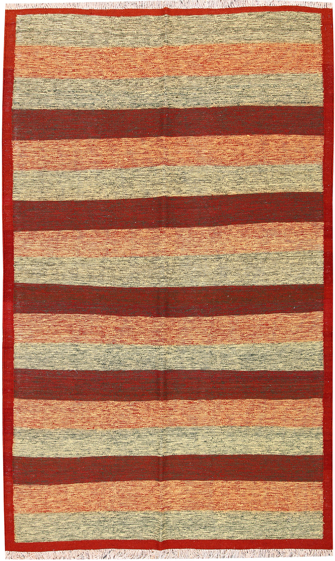 Multi Colored Kilim 4' 8 x 8' - No. 66846 - ALRUG Rug Store