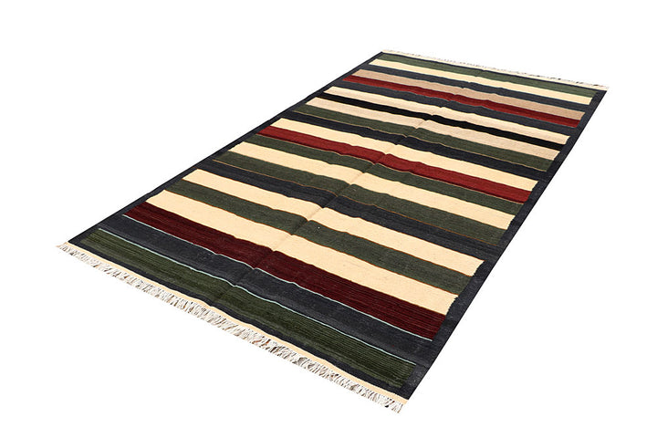 Multi Colored Kilim 4' 10 x 8' 2 - No. 66847 - ALRUG Rug Store