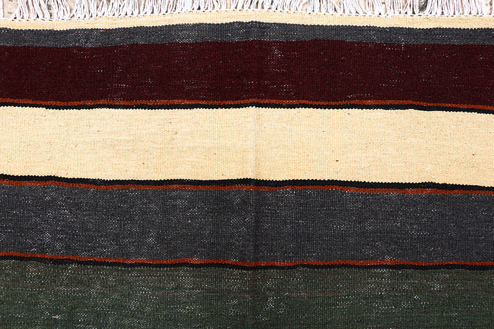 Multi Colored Kilim 4' 10 x 8' 2 - No. 66849 - ALRUG Rug Store