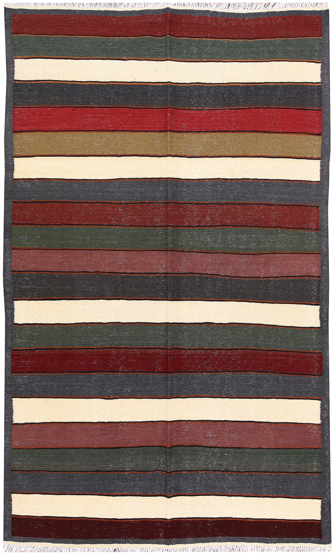 Multi Colored Kilim 4' 10 x 8' 2 - No. 66849 - ALRUG Rug Store