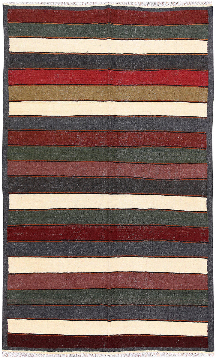 Multi Colored Kilim 4' 10 x 8' 2 - No. 66849 - ALRUG Rug Store