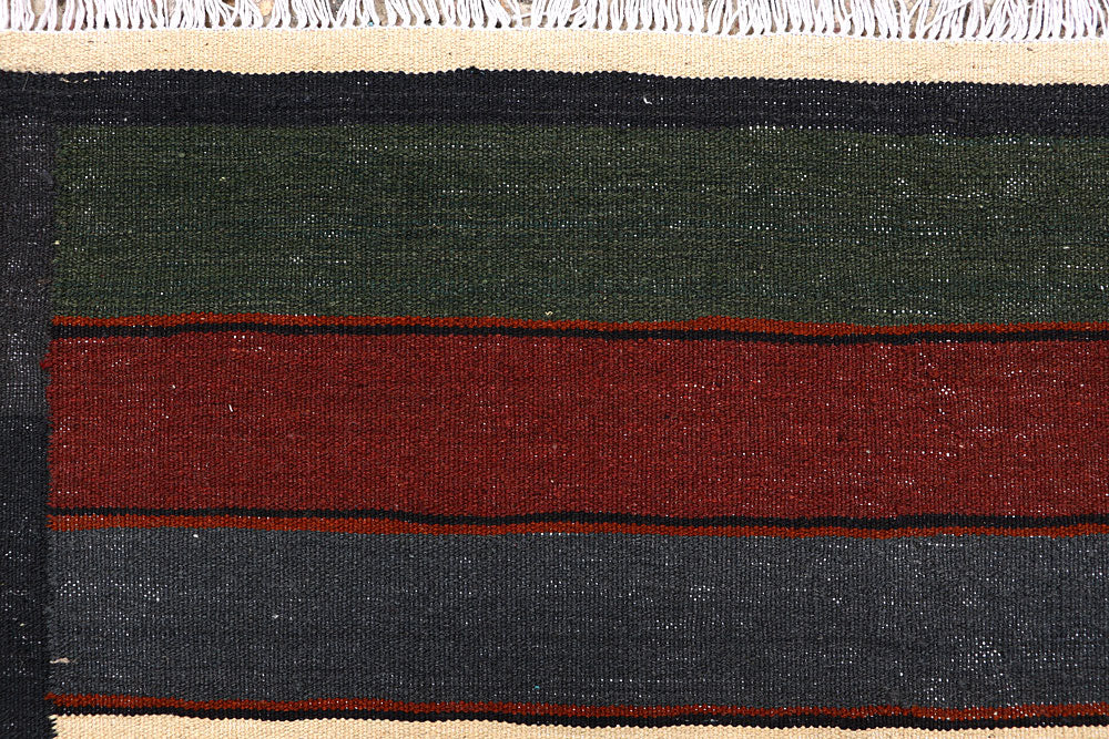 Multi Colored Kilim 5' x 8' - No. 66852 - ALRUG Rug Store