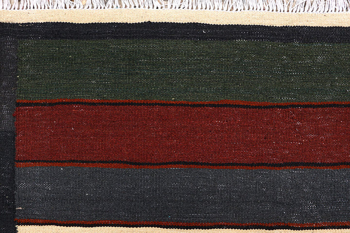 Multi Colored Kilim 5' x 8' - No. 66852 - ALRUG Rug Store