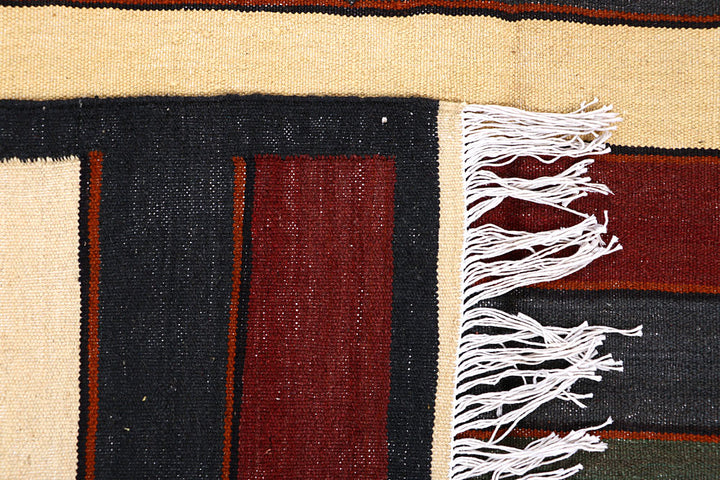 Multi Colored Kilim 5' x 8' - No. 66852 - ALRUG Rug Store