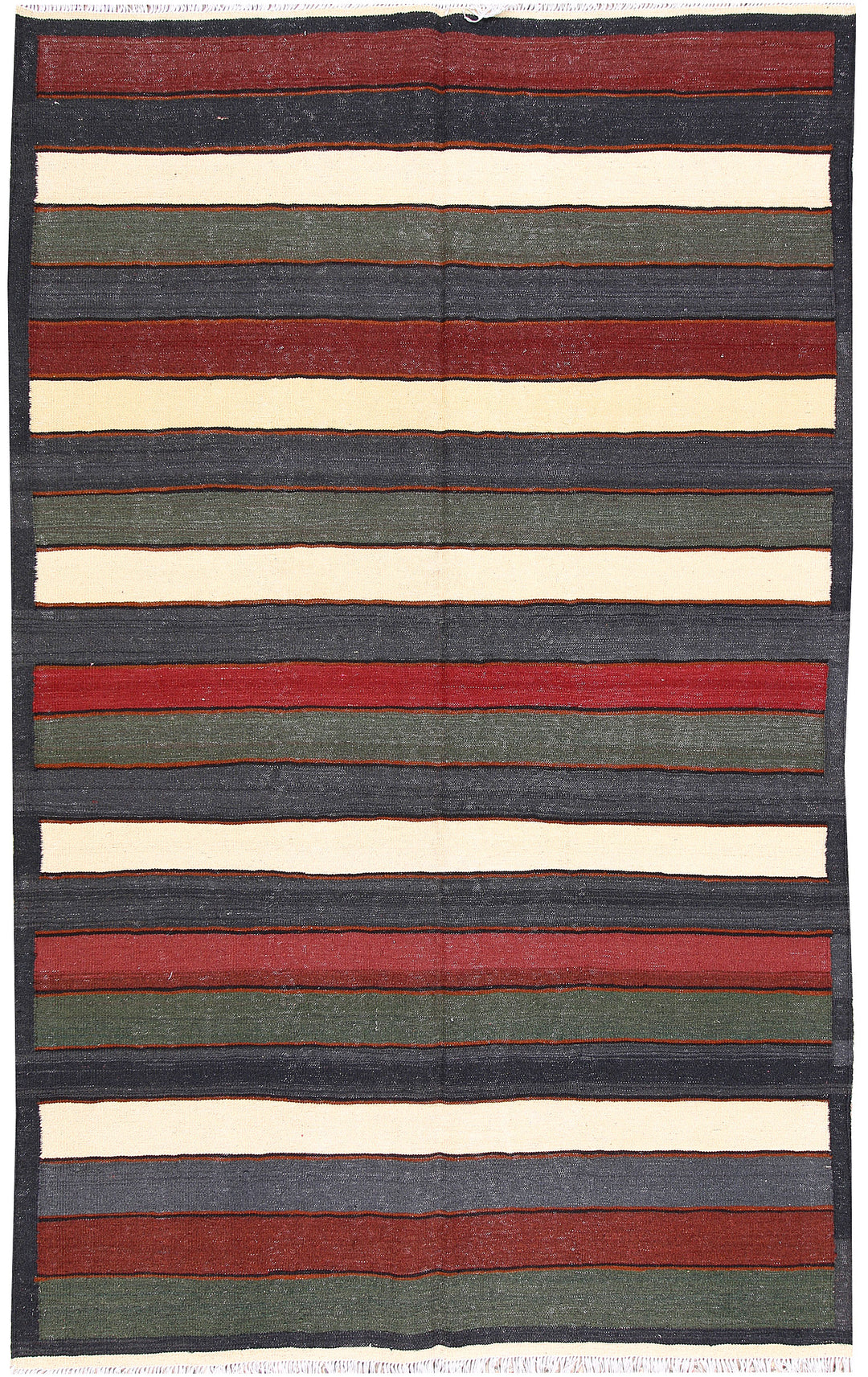 Multi Colored Kilim 5' x 8' - No. 66852 - ALRUG Rug Store
