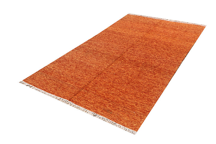 Multi Colored Kilim 4' 7 x 8' - No. 66853 - ALRUG Rug Store