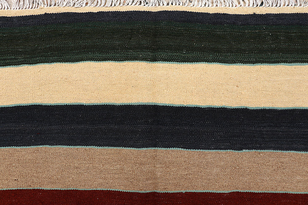 Multi Colored Kilim 4' 10 x 8' 2 - No. 66857 - ALRUG Rug Store