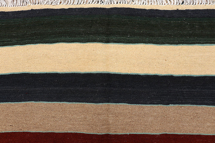 Multi Colored Kilim 4' 10 x 8' 2 - No. 66857 - ALRUG Rug Store