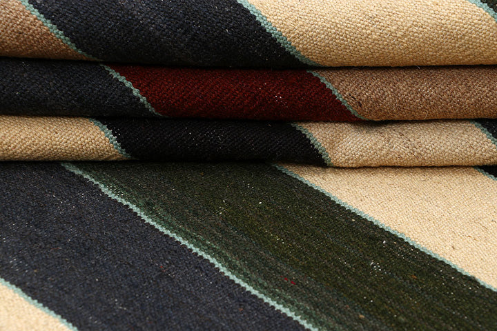 Multi Colored Kilim 4' 10 x 8' 2 - No. 66857 - ALRUG Rug Store