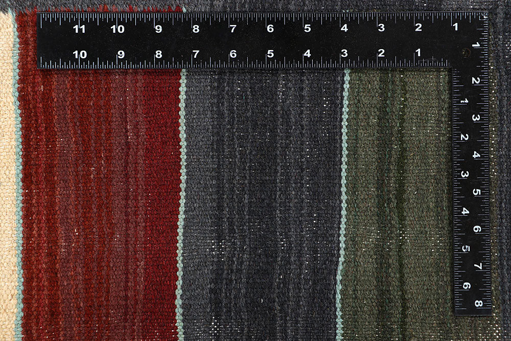 Multi Colored Kilim 4' 10 x 8' 2 - No. 66857 - ALRUG Rug Store