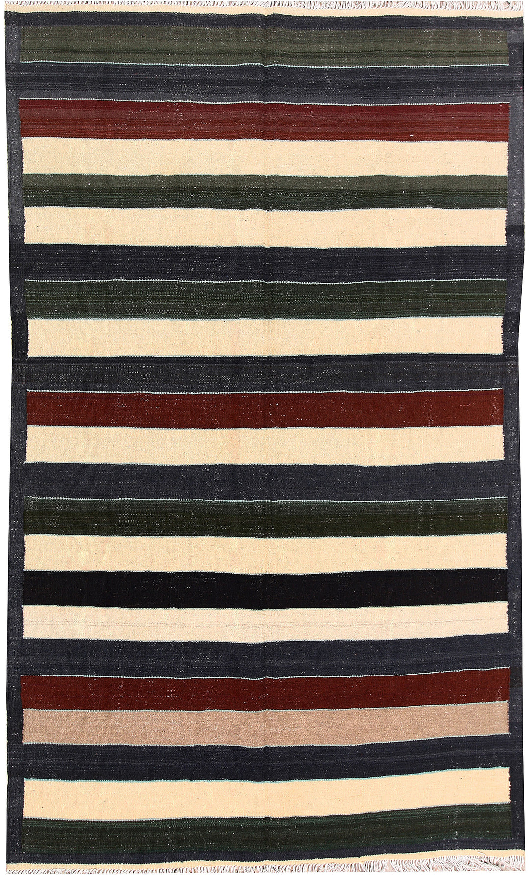 Multi Colored Kilim 4' 10 x 8' 2 - No. 66857 - ALRUG Rug Store