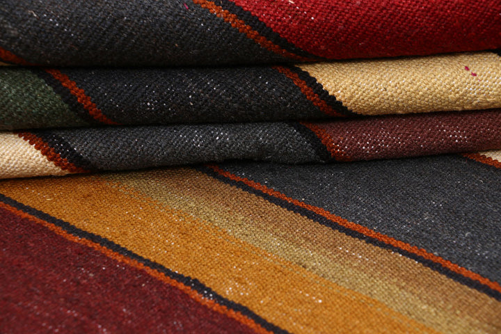 Multi Colored Kilim 4' 11 x 8' 1 - No. 66858 - ALRUG Rug Store