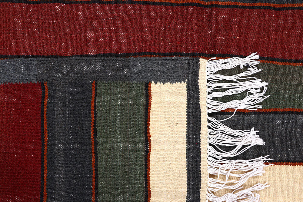 Multi Colored Kilim 4' 11 x 8' 1 - No. 66858 - ALRUG Rug Store