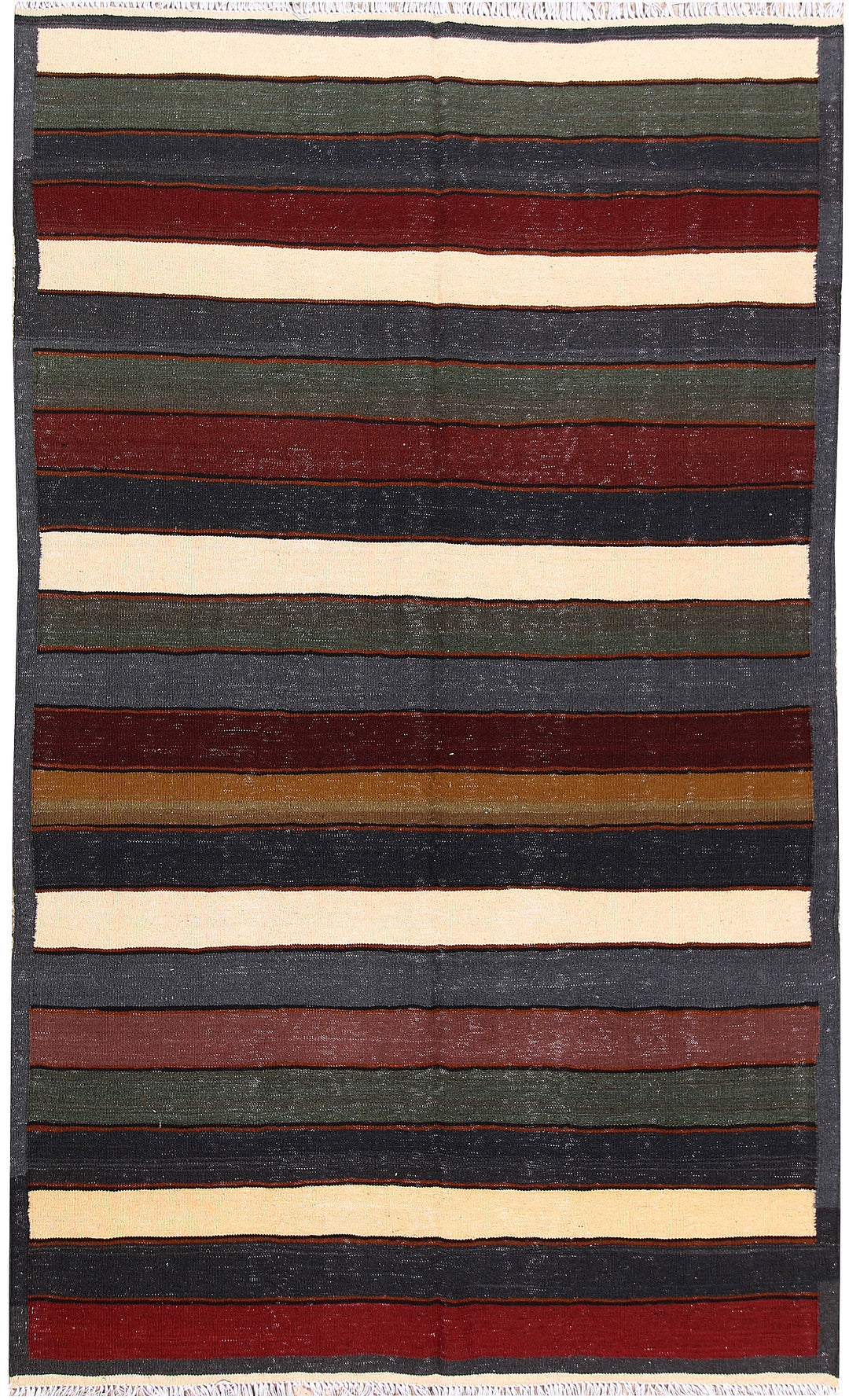 Multi Colored Kilim 4' 11 x 8' 1 - No. 66858 - ALRUG Rug Store