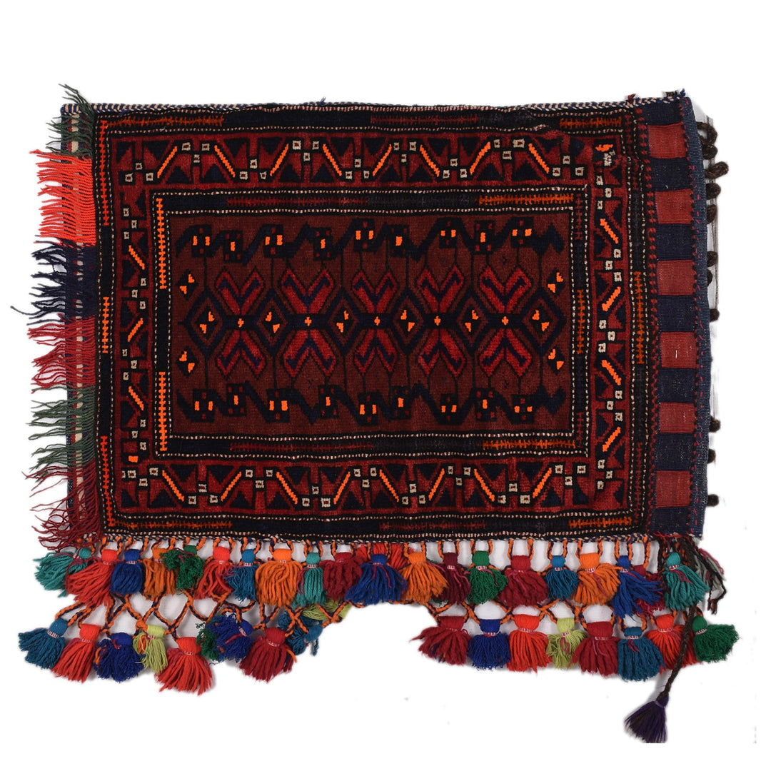 Afghan Balisht Rug 1' 8" x 2' 7" Hand-Knotted