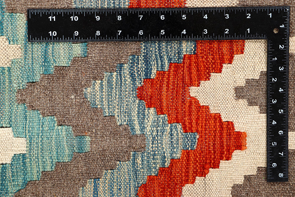 Multi Colored Kilim 5' 10 x 7' 11 - No. 66860 - ALRUG Rug Store