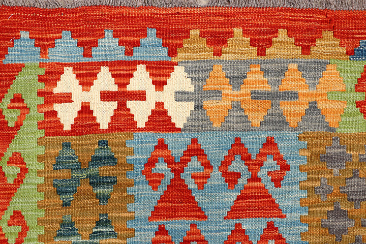 Multi Colored Kilim 5' 6 x 7' 9 - No. 66861 - ALRUG Rug Store