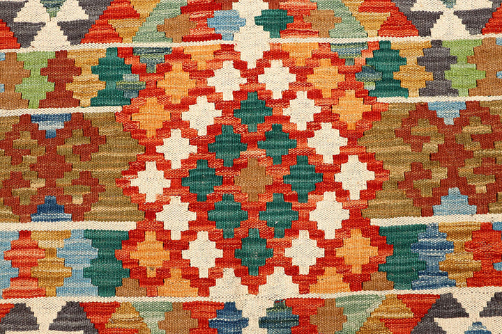 Multi Colored Kilim 5' 8 x 7' 9 - No. 66862 - ALRUG Rug Store