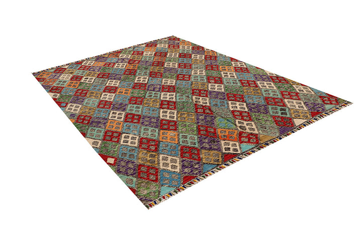 Multi Colored Kilim 5' 9 x 7' 6 - No. 66863 - ALRUG Rug Store