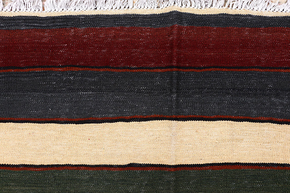 Multi Colored Kilim 4' 11 x 8' 2 - No. 66864 - ALRUG Rug Store