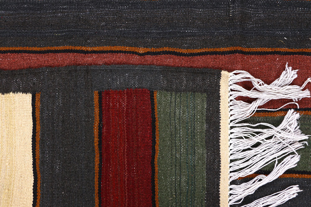 Multi Colored Kilim 4' 11 x 8' 2 - No. 66864 - ALRUG Rug Store