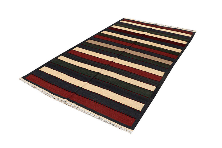 Multi Colored Kilim 4' 11 x 8' - No. 66867 - ALRUG Rug Store