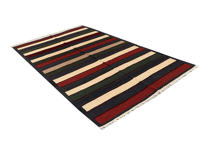 Multi Colored Kilim 4' 11 x 8' - No. 66867 - ALRUG Rug Store