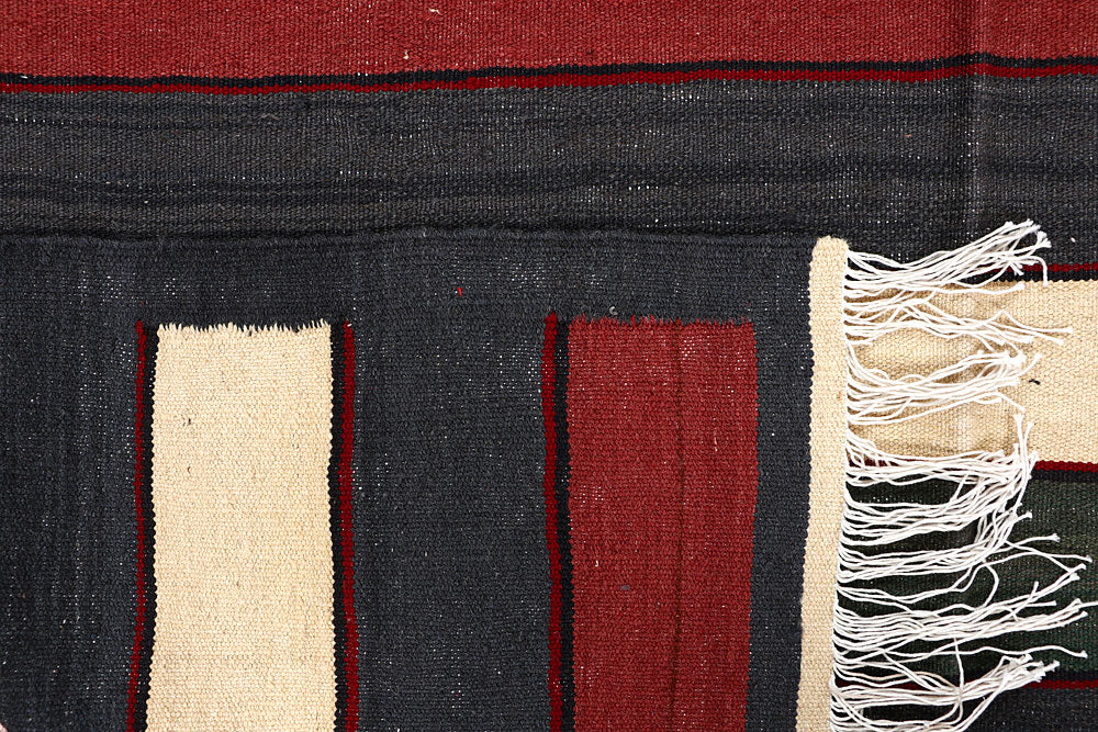 Multi Colored Kilim 4' 11 x 8' - No. 66867 - ALRUG Rug Store