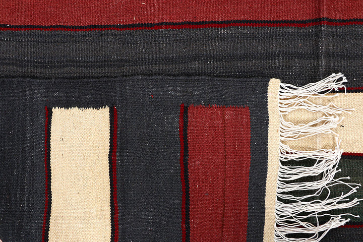 Multi Colored Kilim 4' 11 x 8' - No. 66867 - ALRUG Rug Store