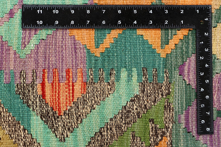 Multi Colored Kilim 5' 5 x 7' 7 - No. 66869 - ALRUG Rug Store